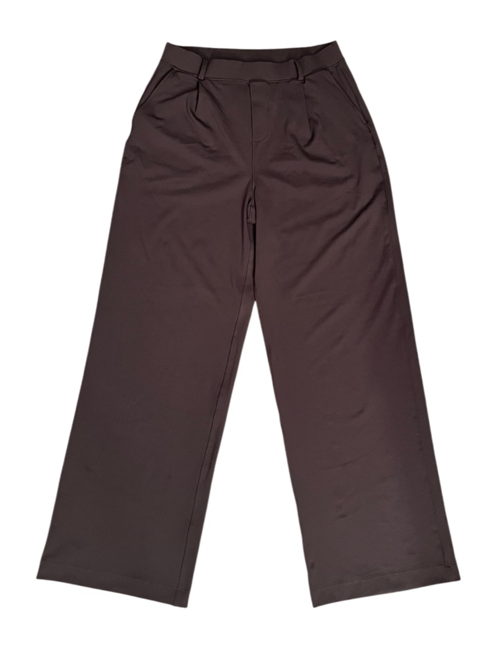 Reflex Pleated Trouser Pants Brown Size Medium